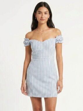 Abercrombie Gingham Dress - Size Small
